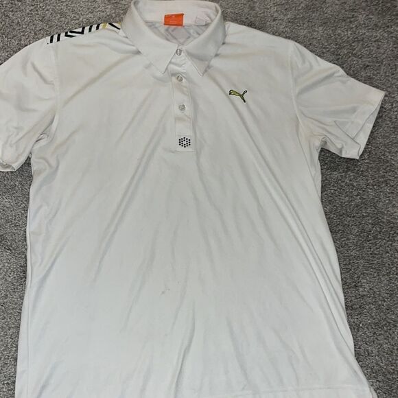 Amazing lot of 4 colorful Bryson Deschambeau Puma Rickie Fowler Golf Shirt-M - Picture 5 of 12